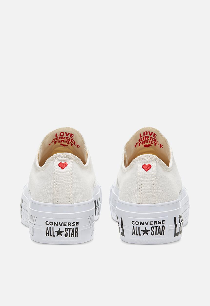 Converse - Chuck Taylor All Star Lift - love fearlessly