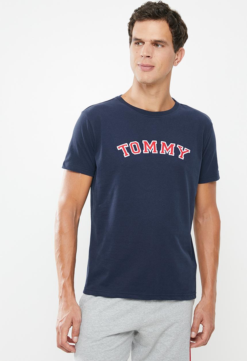 Tommy Hilfiger - Essential short sleeve tee logo - navy