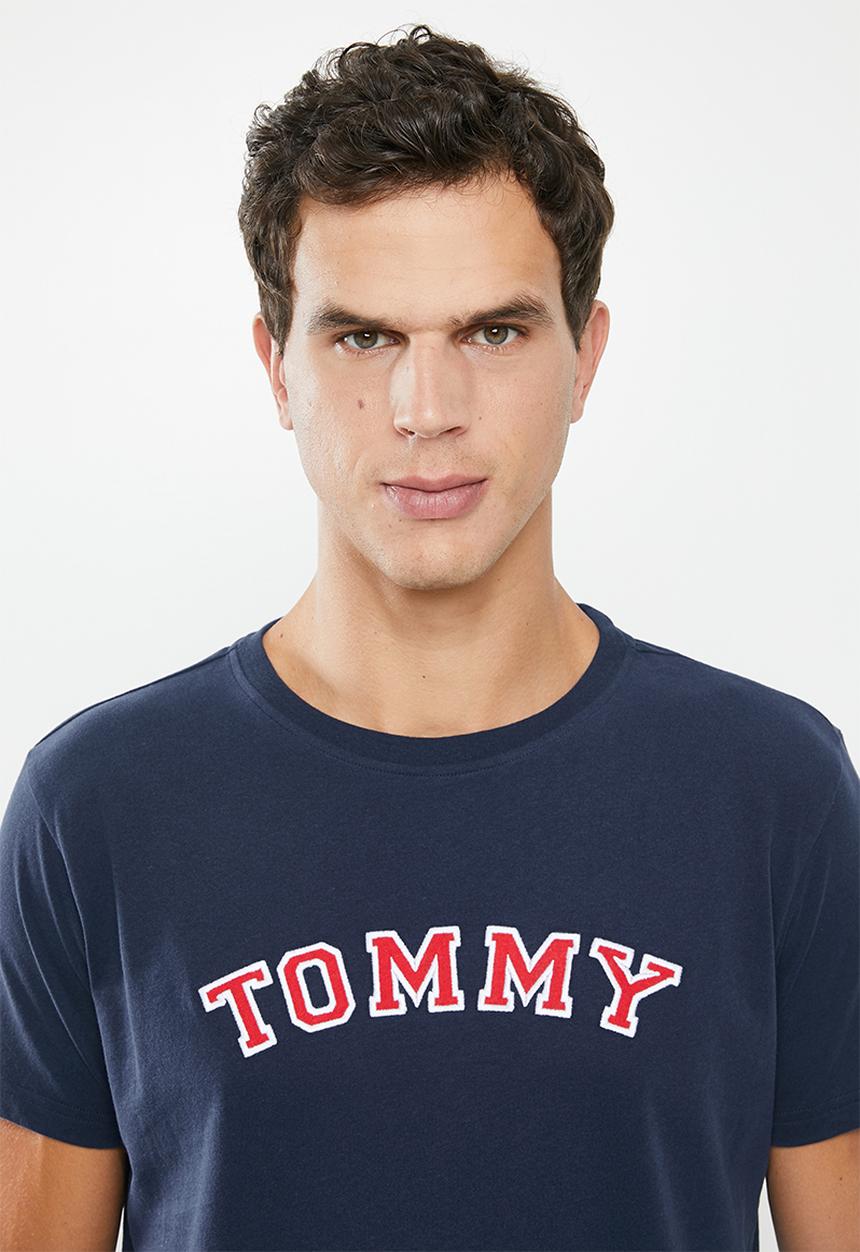 Tommy Hilfiger - Essential short sleeve tee logo - navy