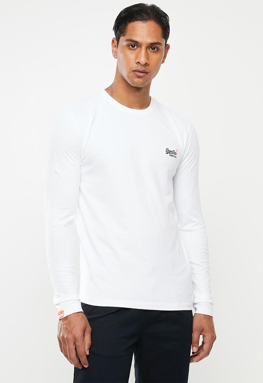 Superdry. - Ol vintage embroidery tee - white