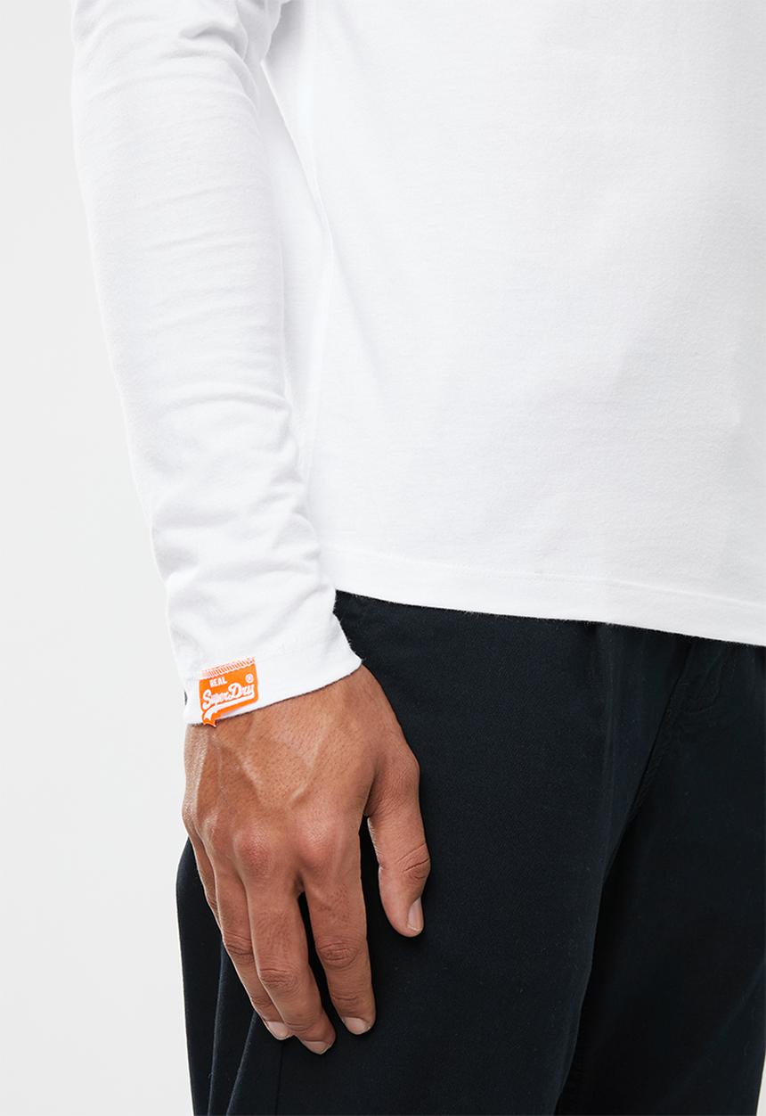 Superdry. - Ol vintage embroidery tee - white
