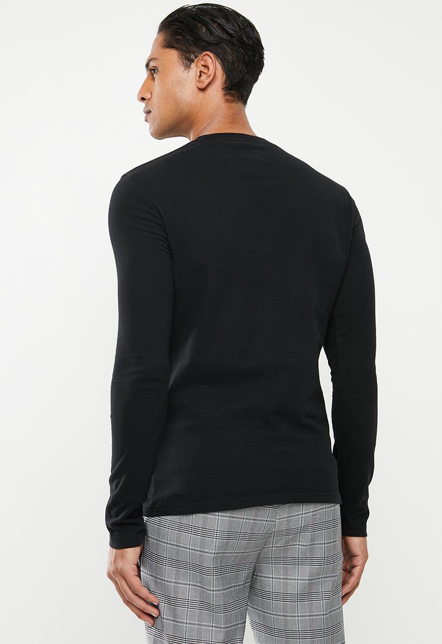 Superdry. - Shirt shop embossed tee - black