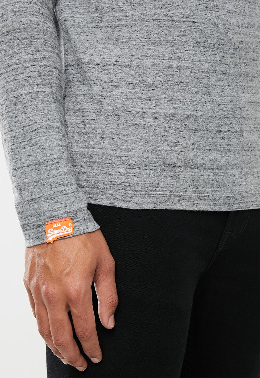 Superdry. - Ol vintage embroidery tee - grey