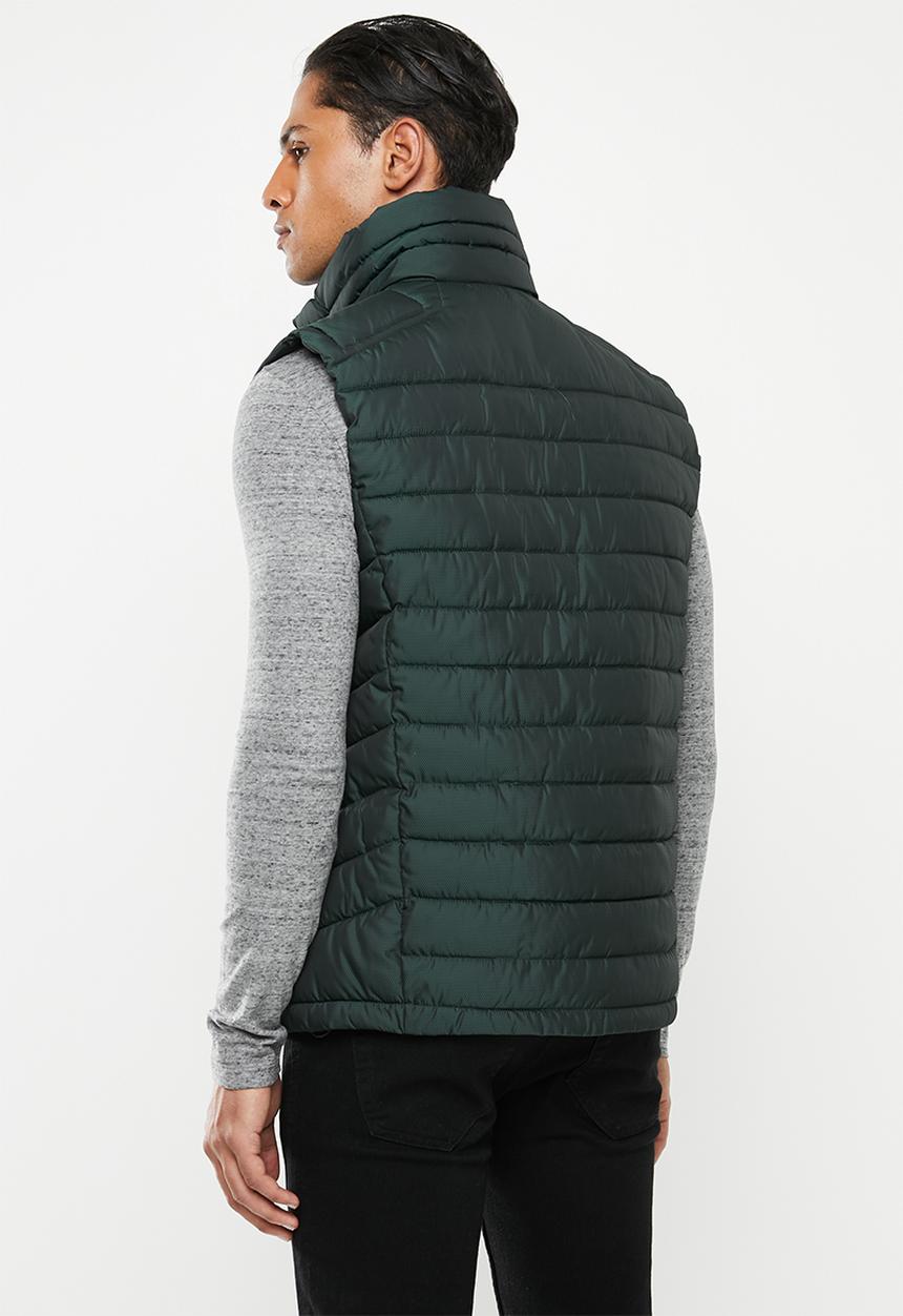 Superdry. - Double zip fuji gilet - green