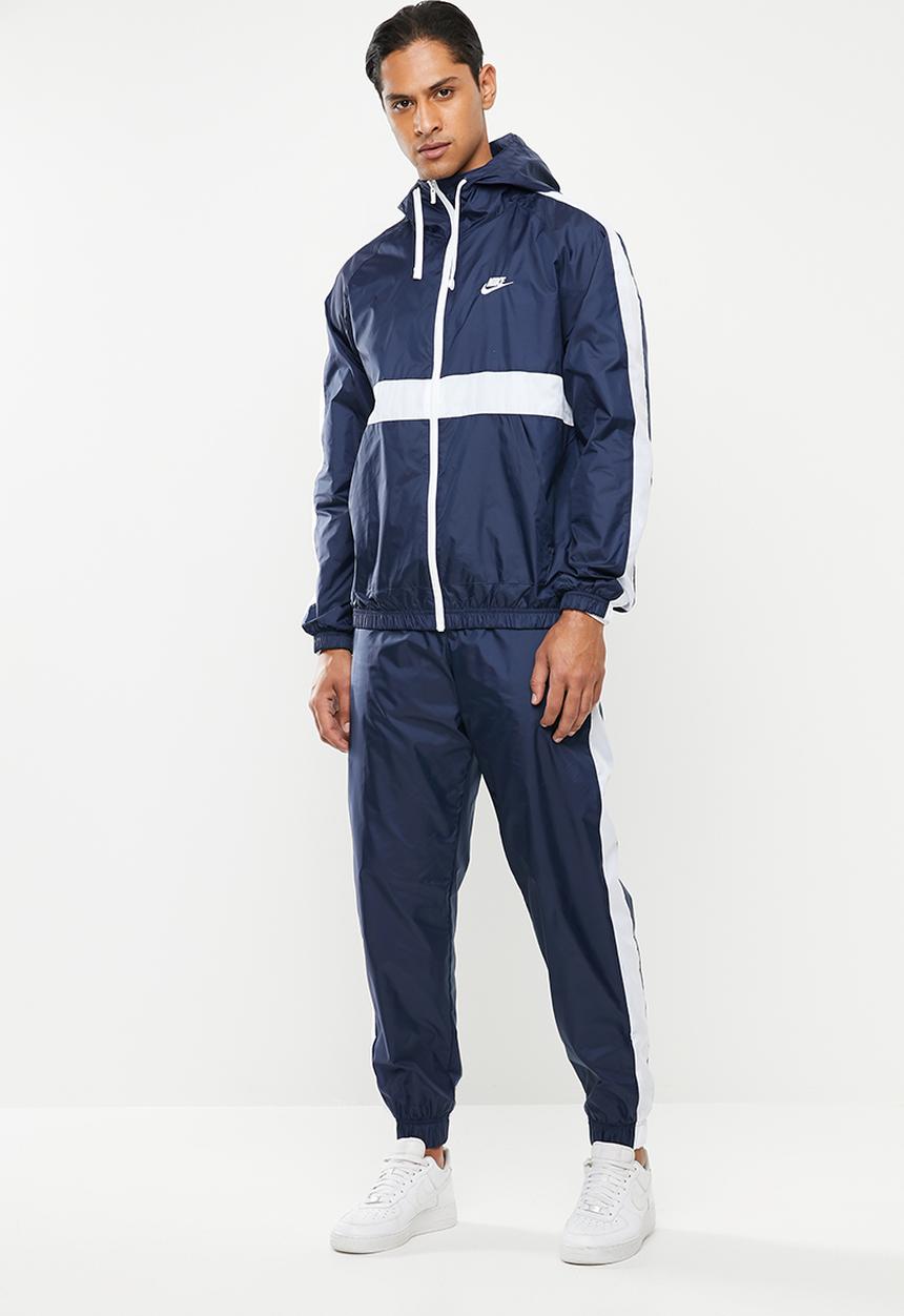 Nike - Nike sportswear tracksuit - navy & white