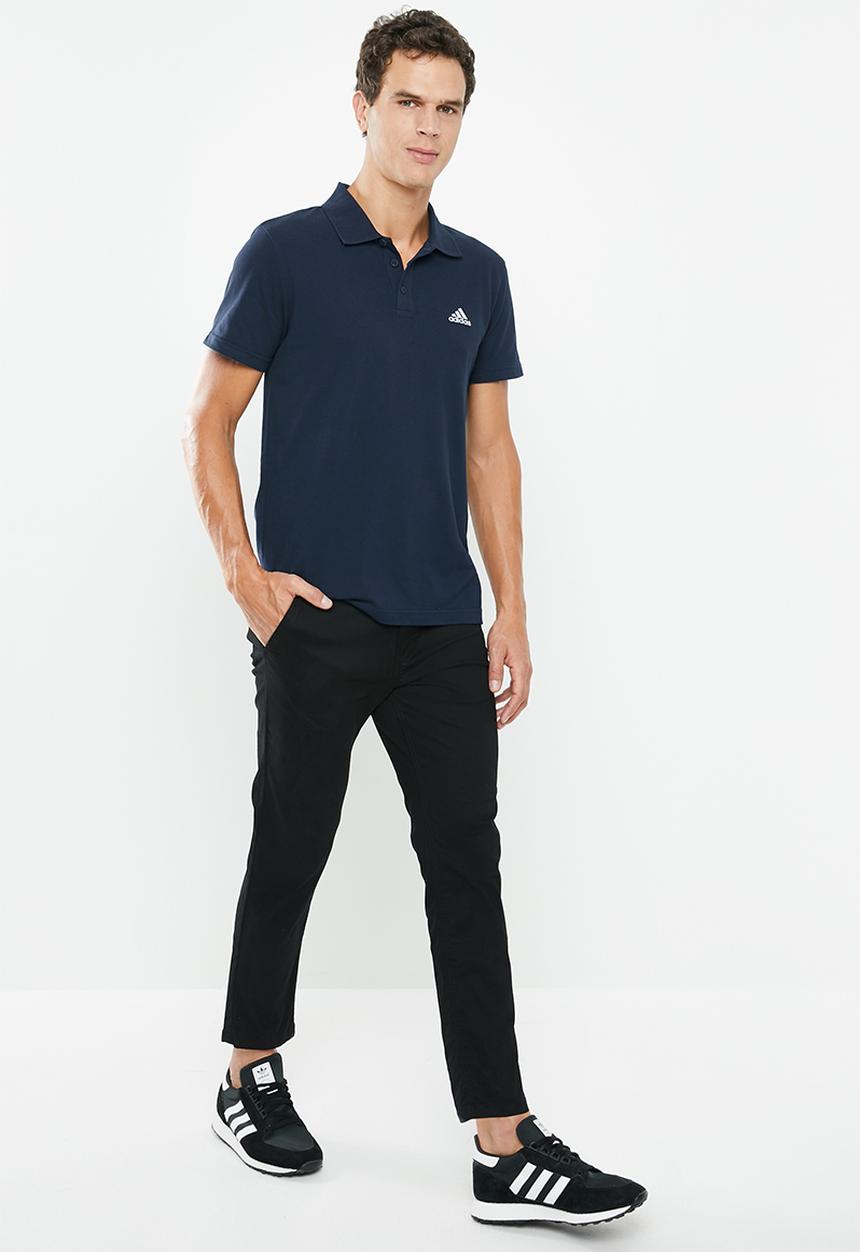 adidas Performance - Adi short sleeve polo - navy