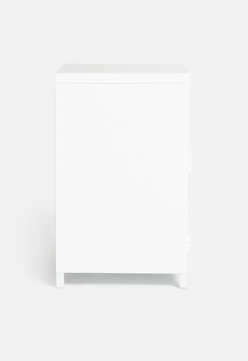 Basics - Isaiah bedside table - white