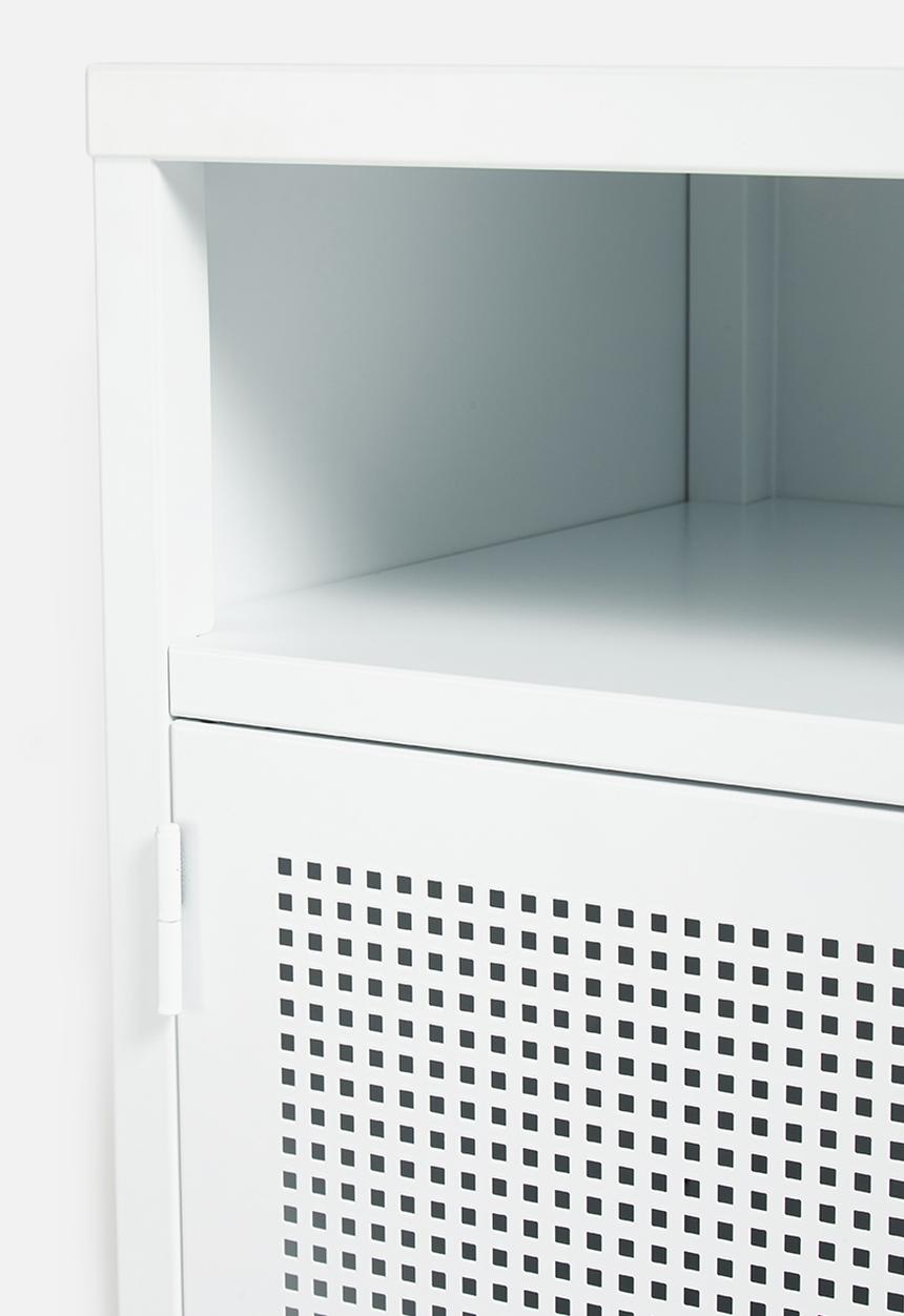 Basics - Isaiah bedside table - white