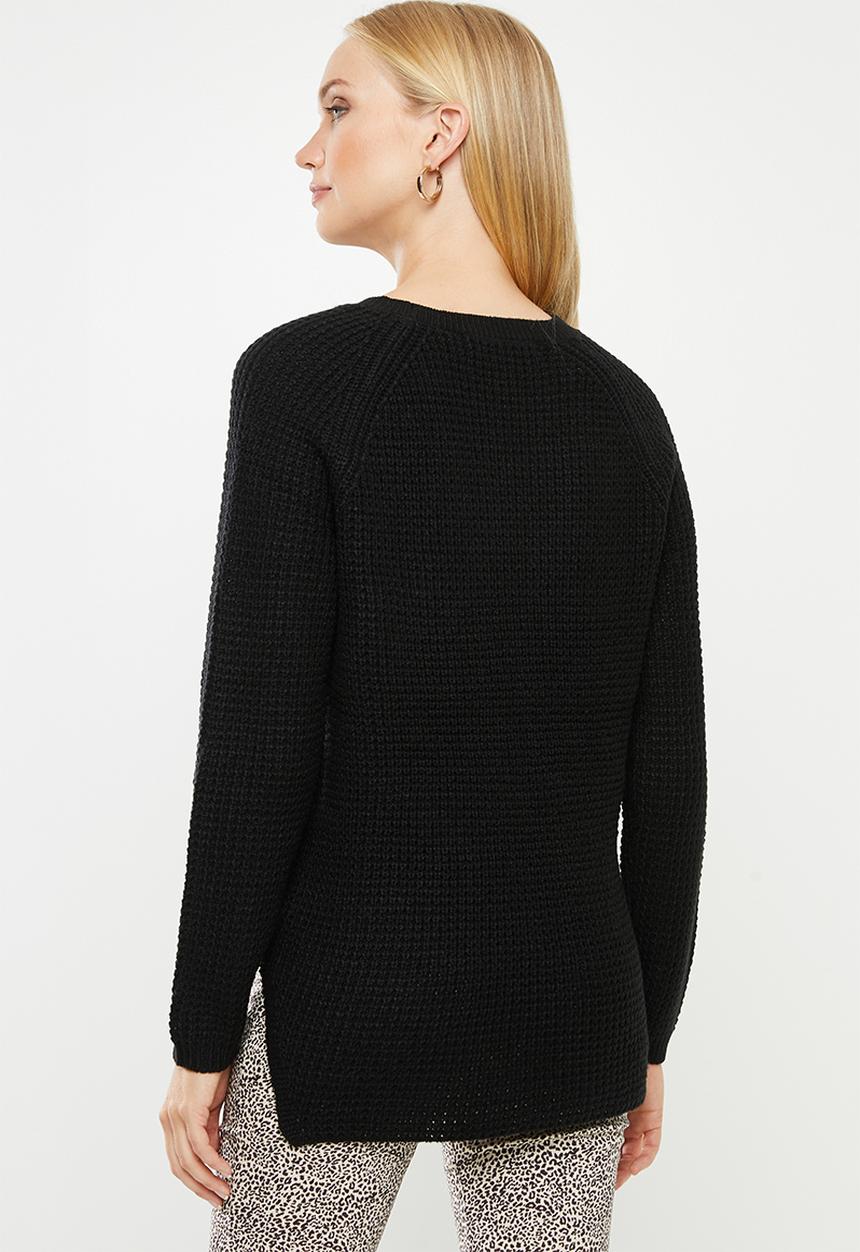 Vero Moda - Leanna o-neck blouse - black