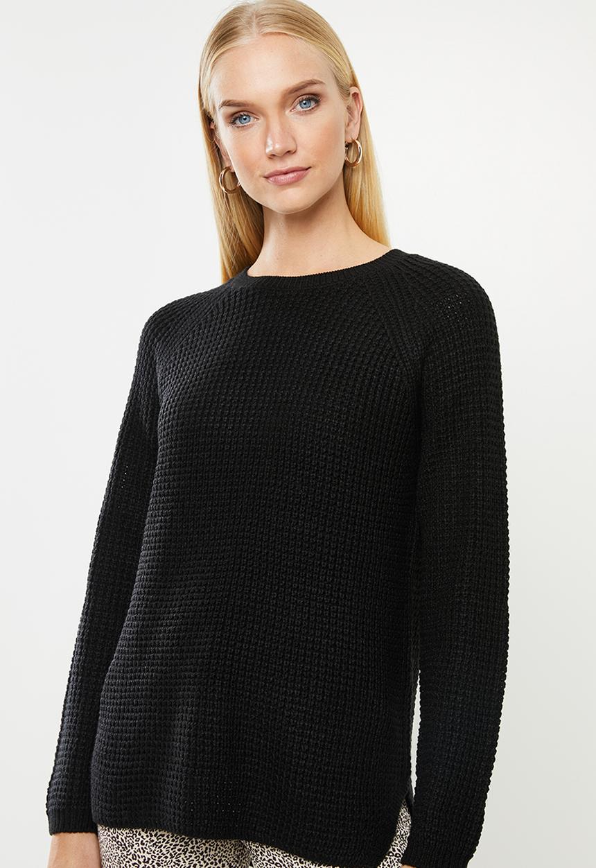 Vero Moda - Leanna o-neck blouse - black