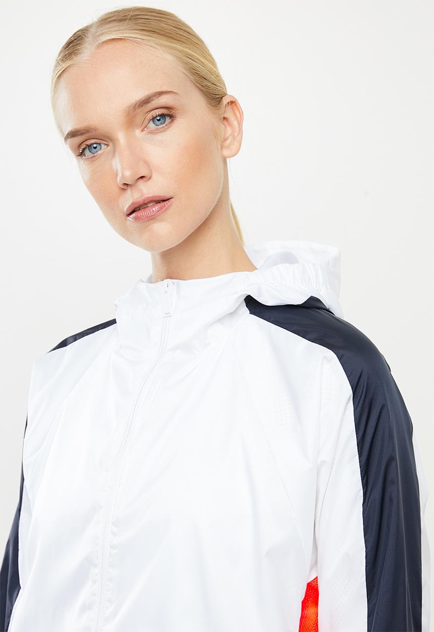 adidas Performance - W.n.d hoodie - white & navy