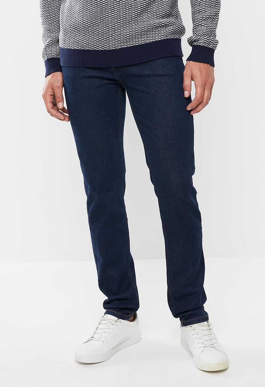 POLO - Chuck tapered leg raw denim - blue