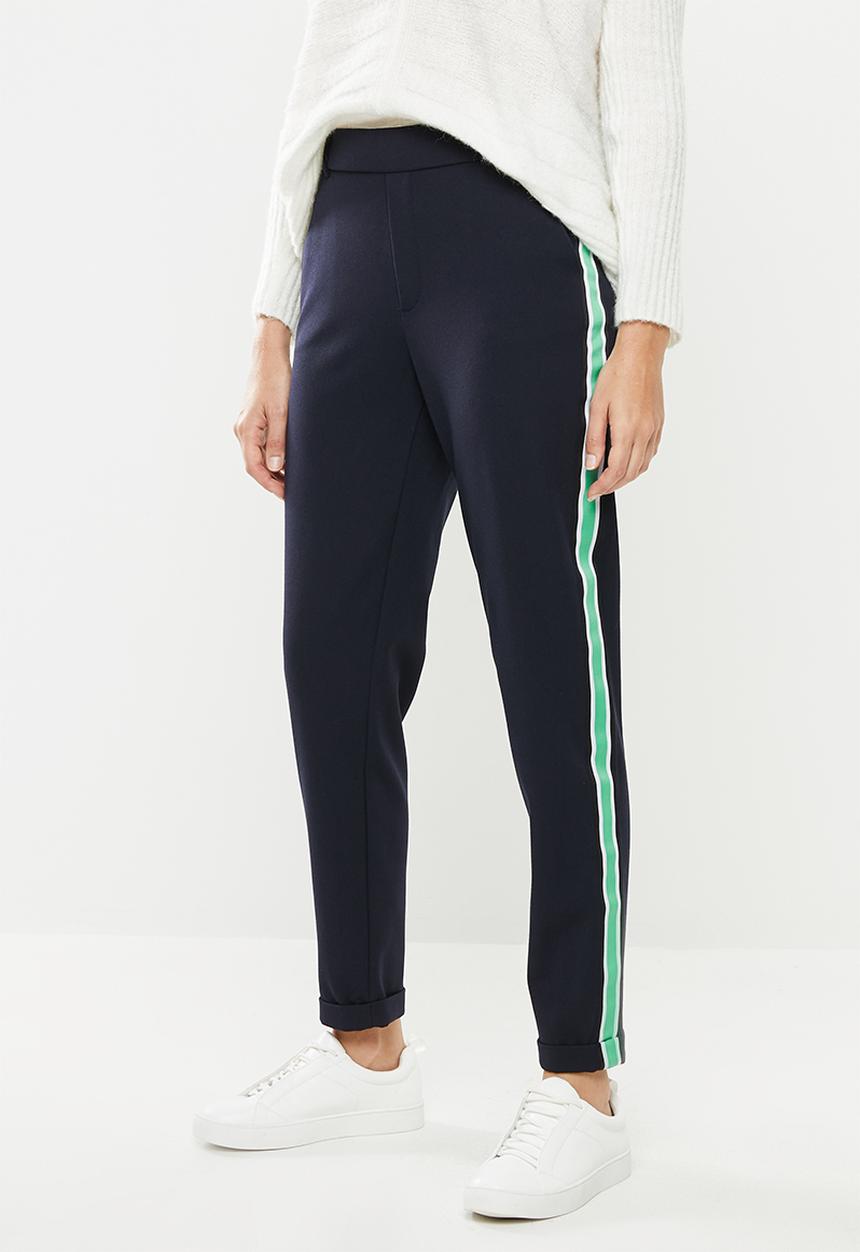 Vero Moda - Maya mr loose tape pants - navy