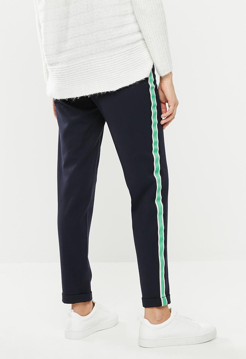 Vero Moda - Maya mr loose tape pants - navy