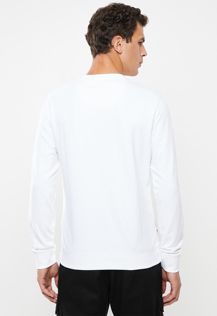 S.P.C.C - Veattie signature crew neck sweat - white