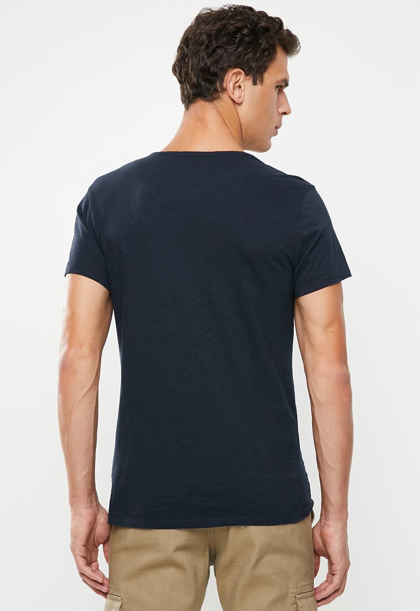 S.P.C.C - Breton straight hem tee - navy
