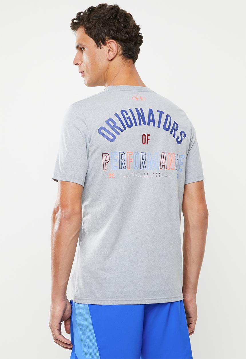 Under Armour - Originators back tee - grey