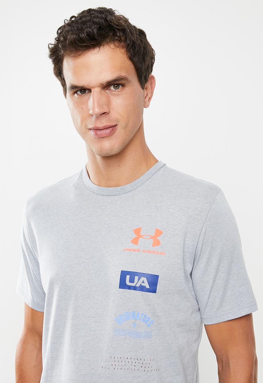 Under Armour - Originators back tee - grey