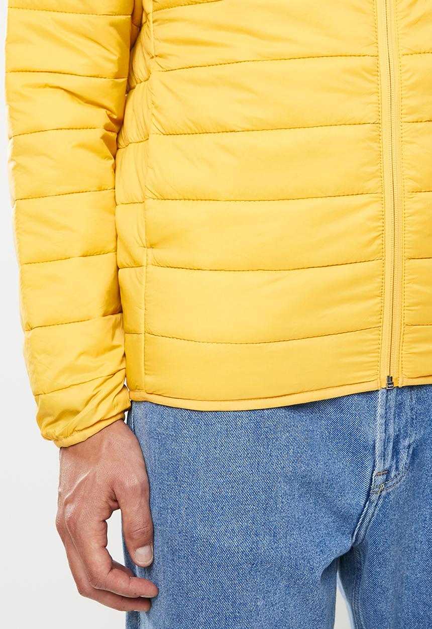 Jack & Jones - Eric hooded puffer - yellow