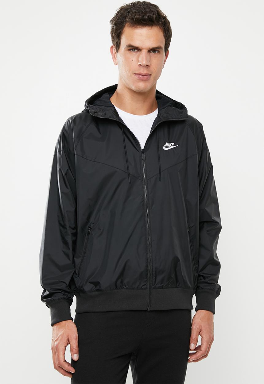 Nike - Nike sportswear wind resistant hooded jacket - black