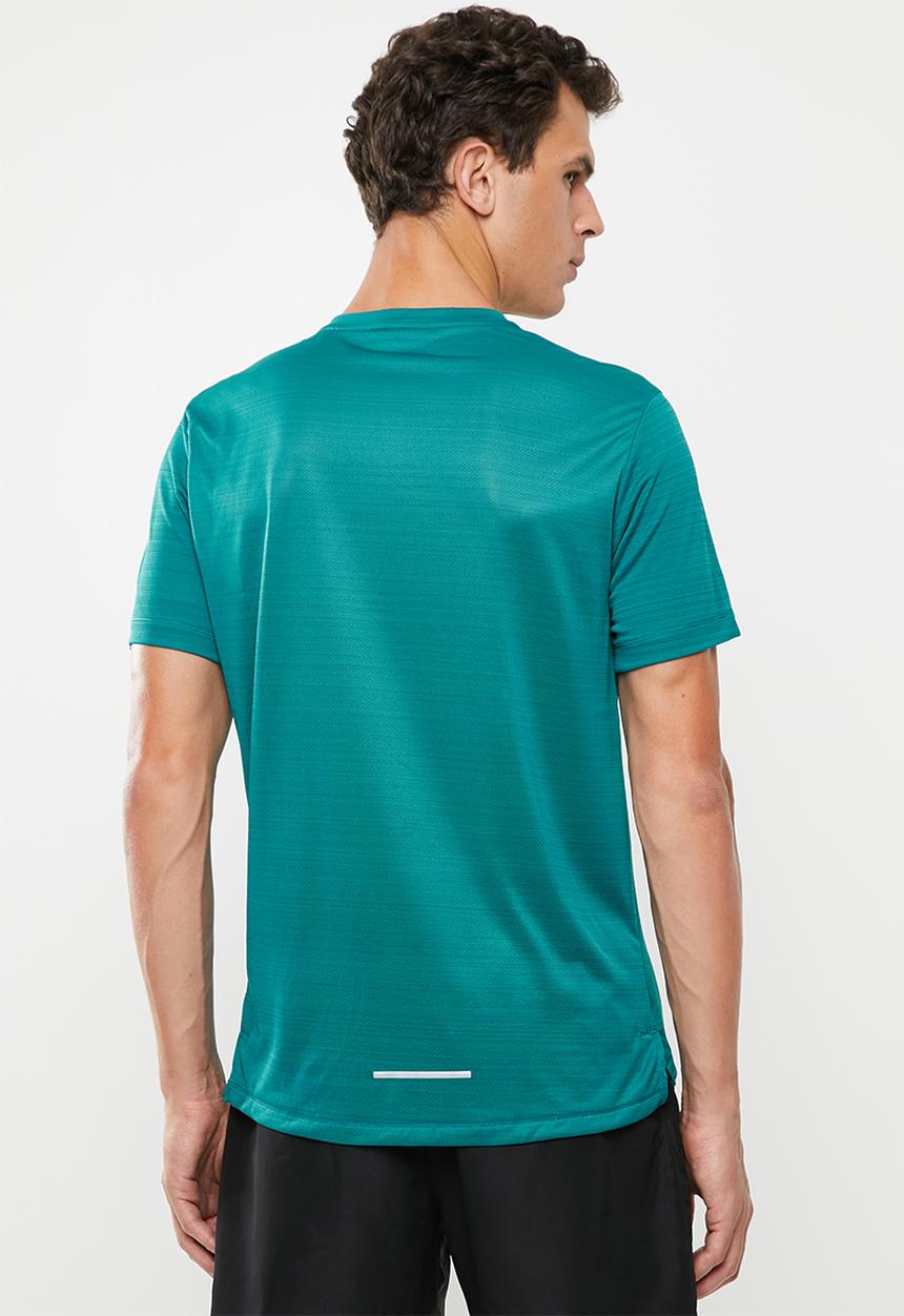Nike - Nike dry miler short sleeve edge gx tee - teal 