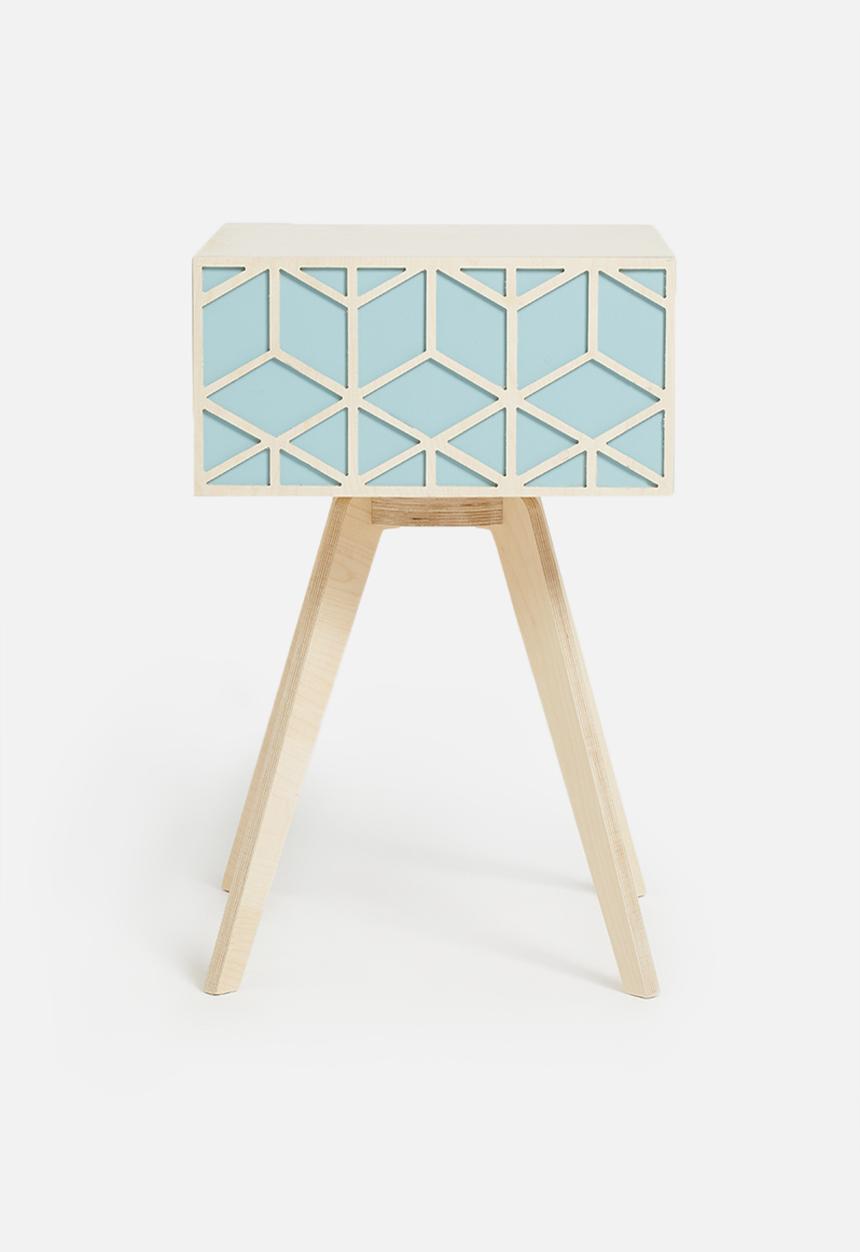 Native Decor - Hexa pedestal - duck egg