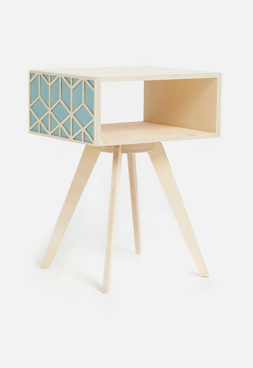Native Decor - Hexa pedestal - duck egg