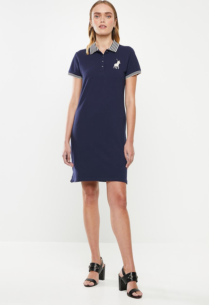 POLO - Leaha short sleeve golfer dress - navy