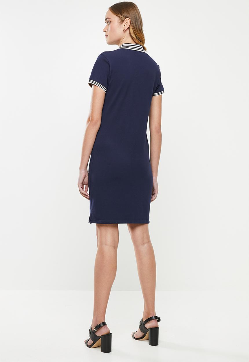 POLO - Leaha short sleeve golfer dress - navy