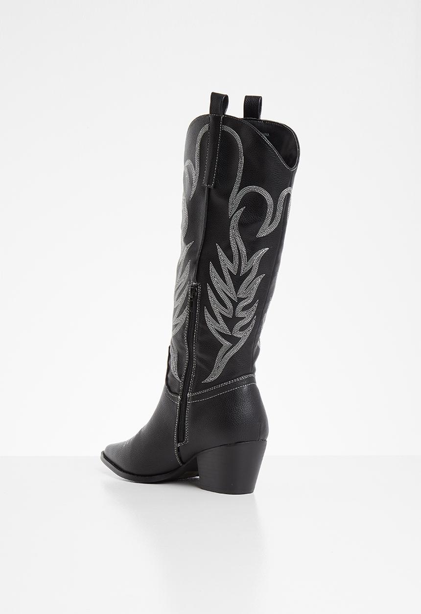 Public Desire - Rodeo western boot - black