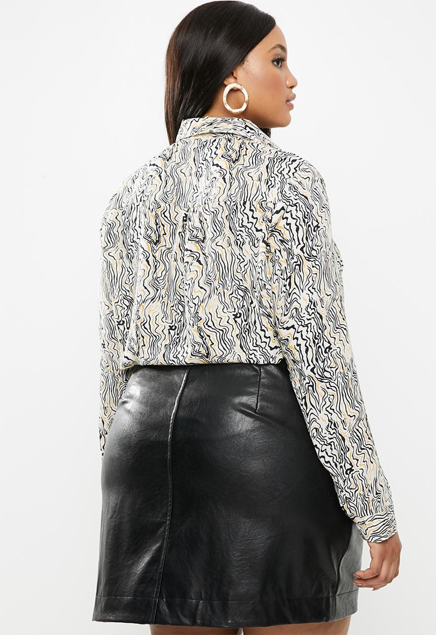Glamorous - Plus abstract blouse - multi