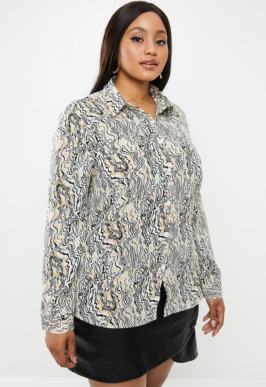 Glamorous - Plus abstract blouse - multi