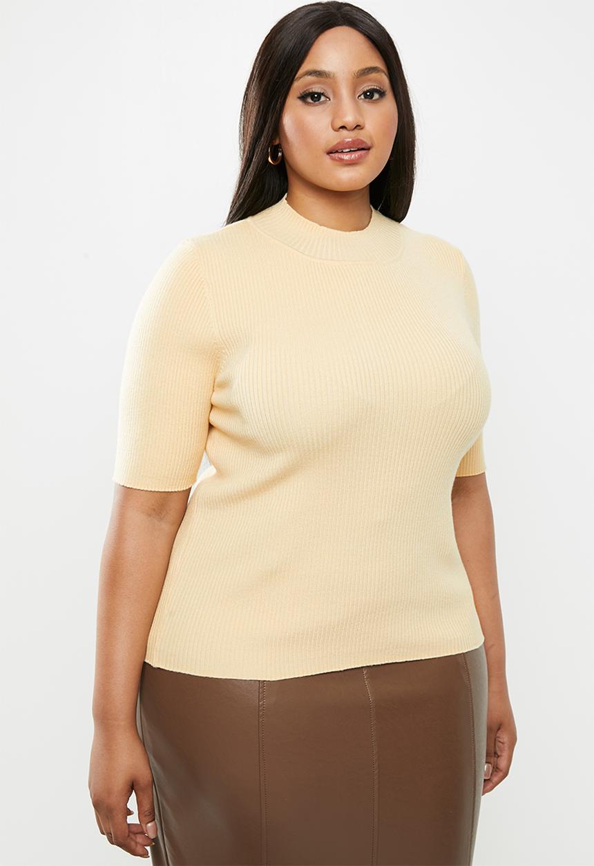 Glamorous - Plus high neck knit - neutral