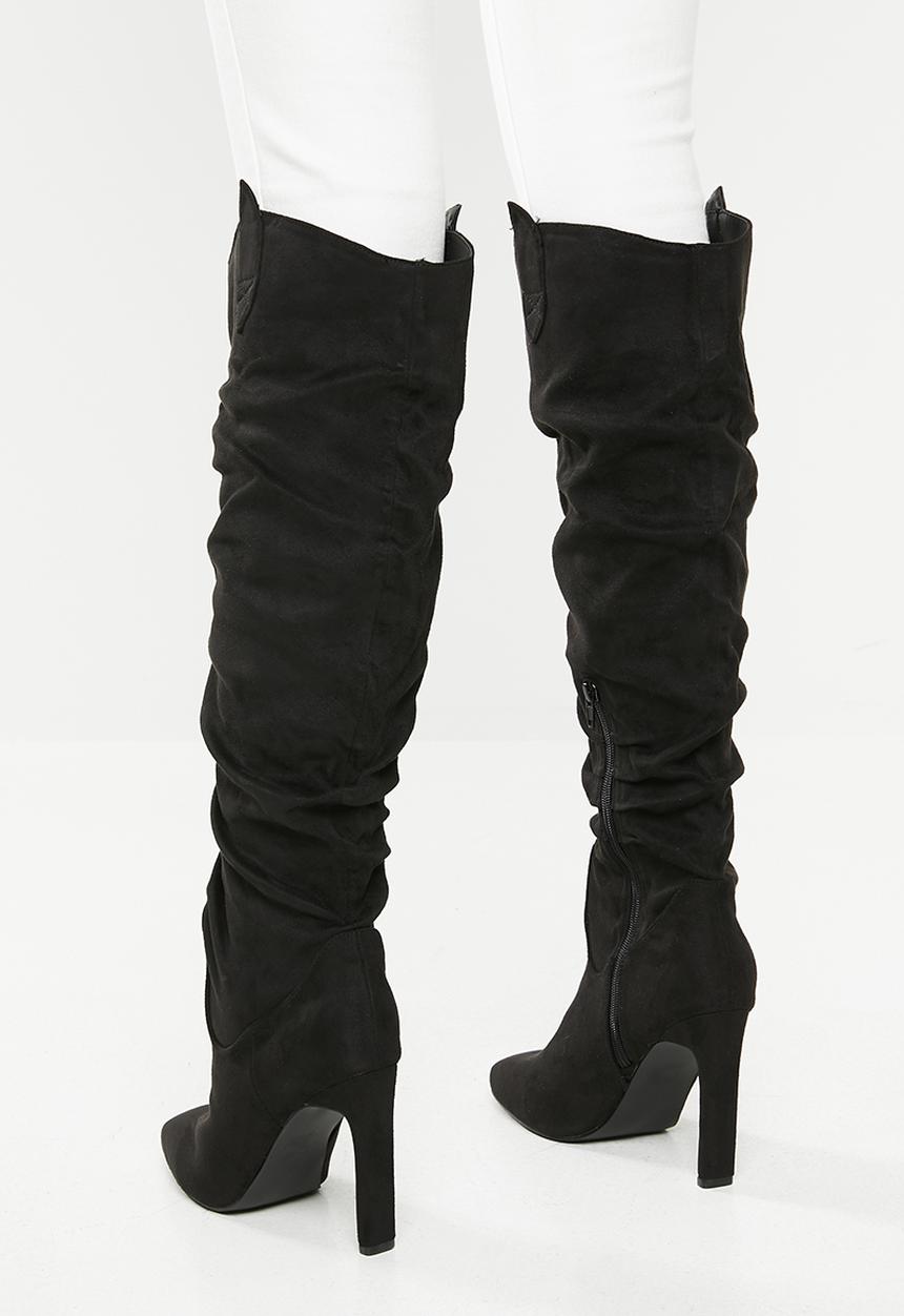 Public Desire - Peak western boot - black