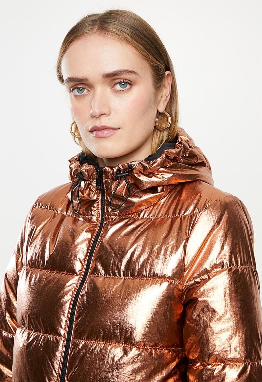 ONLY - Ella metallic jacket - copper