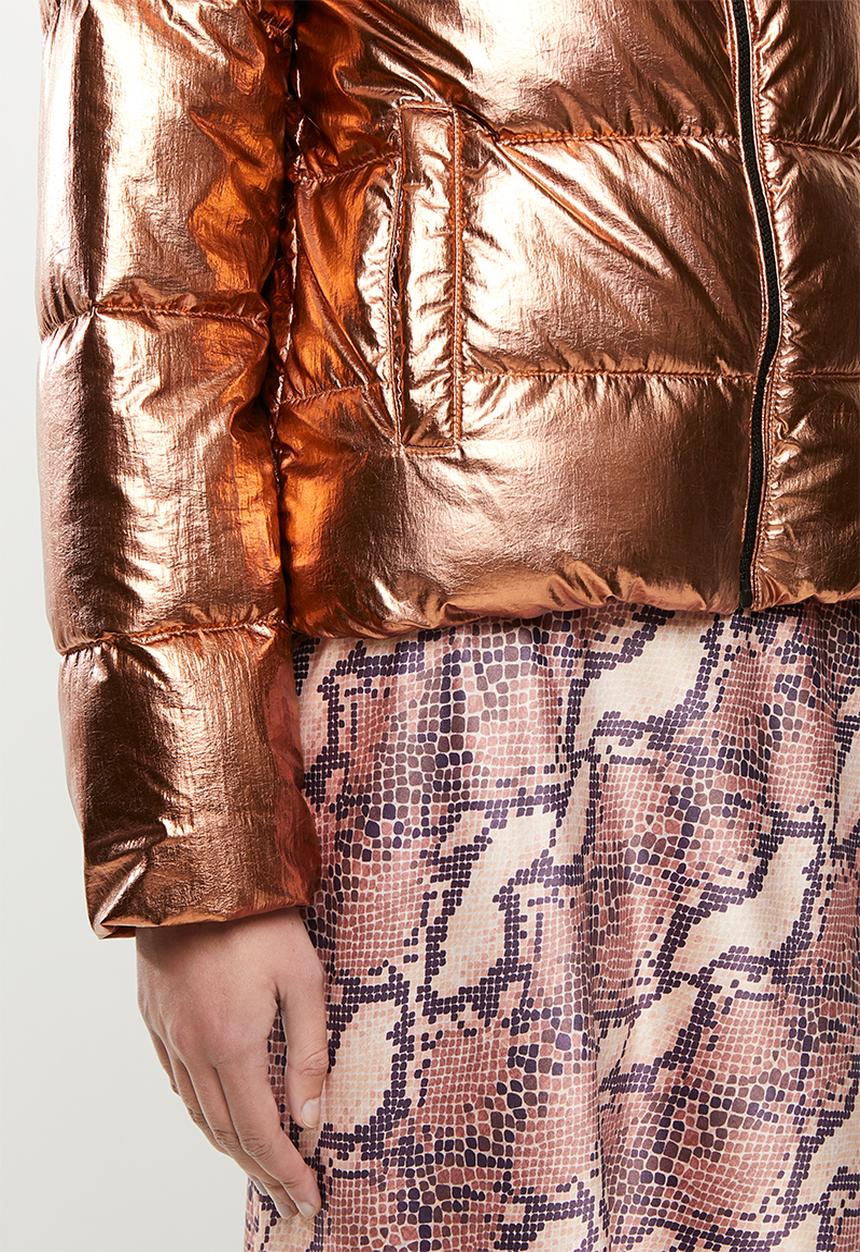 ONLY - Ella metallic jacket - copper