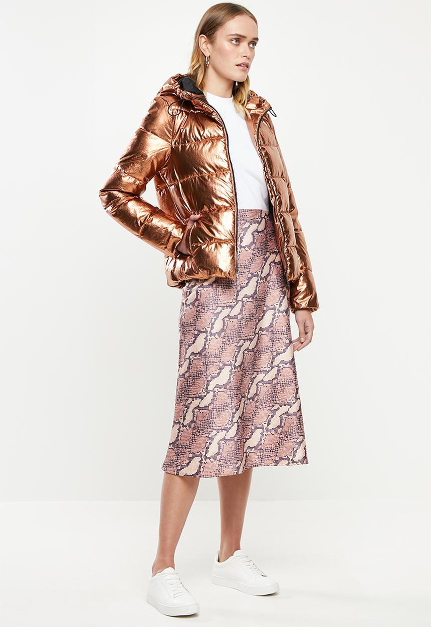 ONLY - Ella metallic jacket - copper
