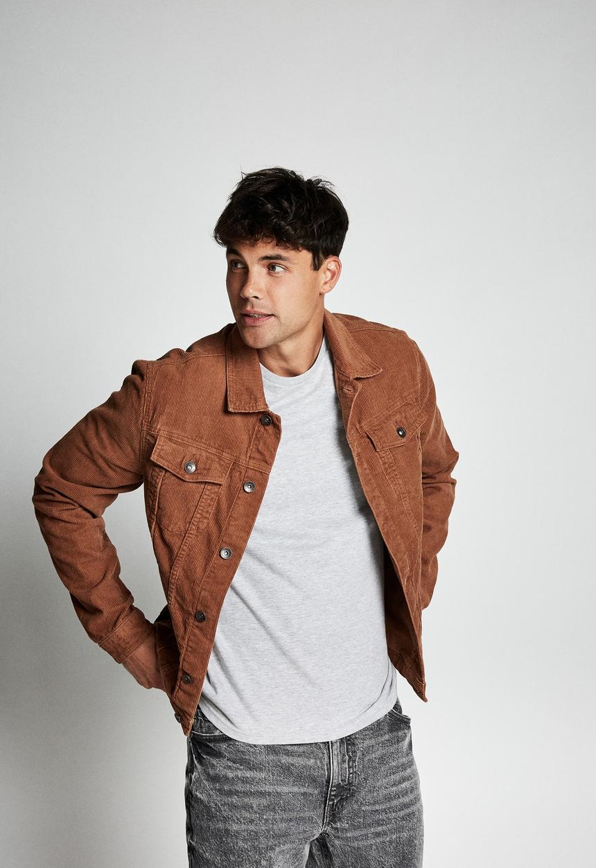 Cotton On - Rodeo cord jacket - rust