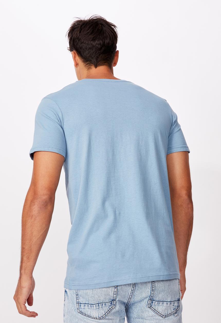 Cotton On - Essential crew tee - blue
