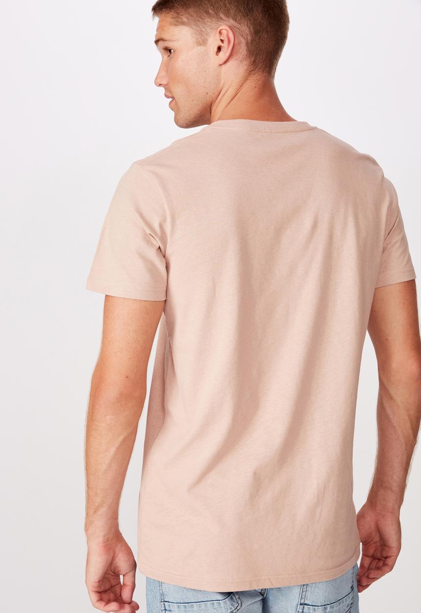Cotton On - Essential vee neck  - dirty pink