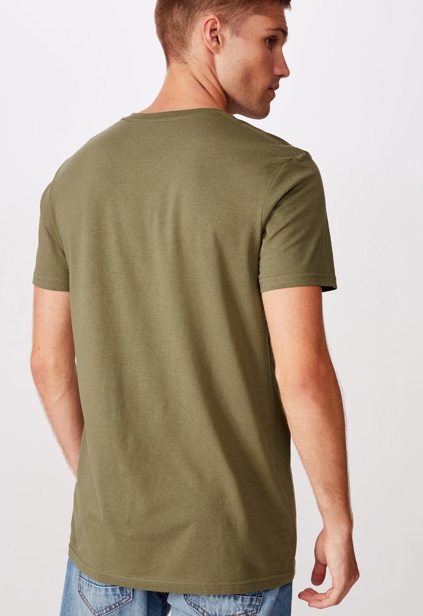 Cotton On - Essential vee neck - khaki