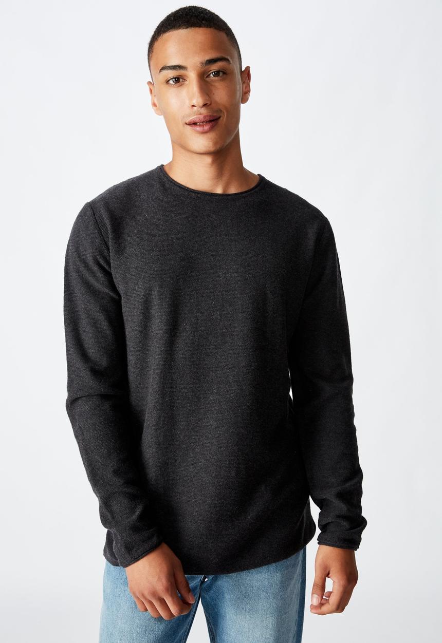 Cotton On - Fine gauge knit - charcoal