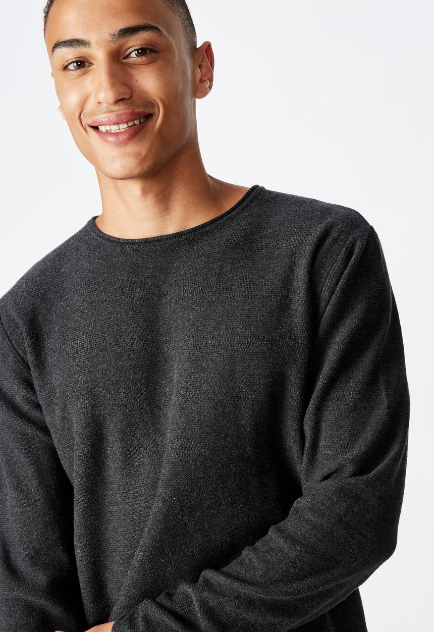 Cotton On - Fine gauge knit - charcoal