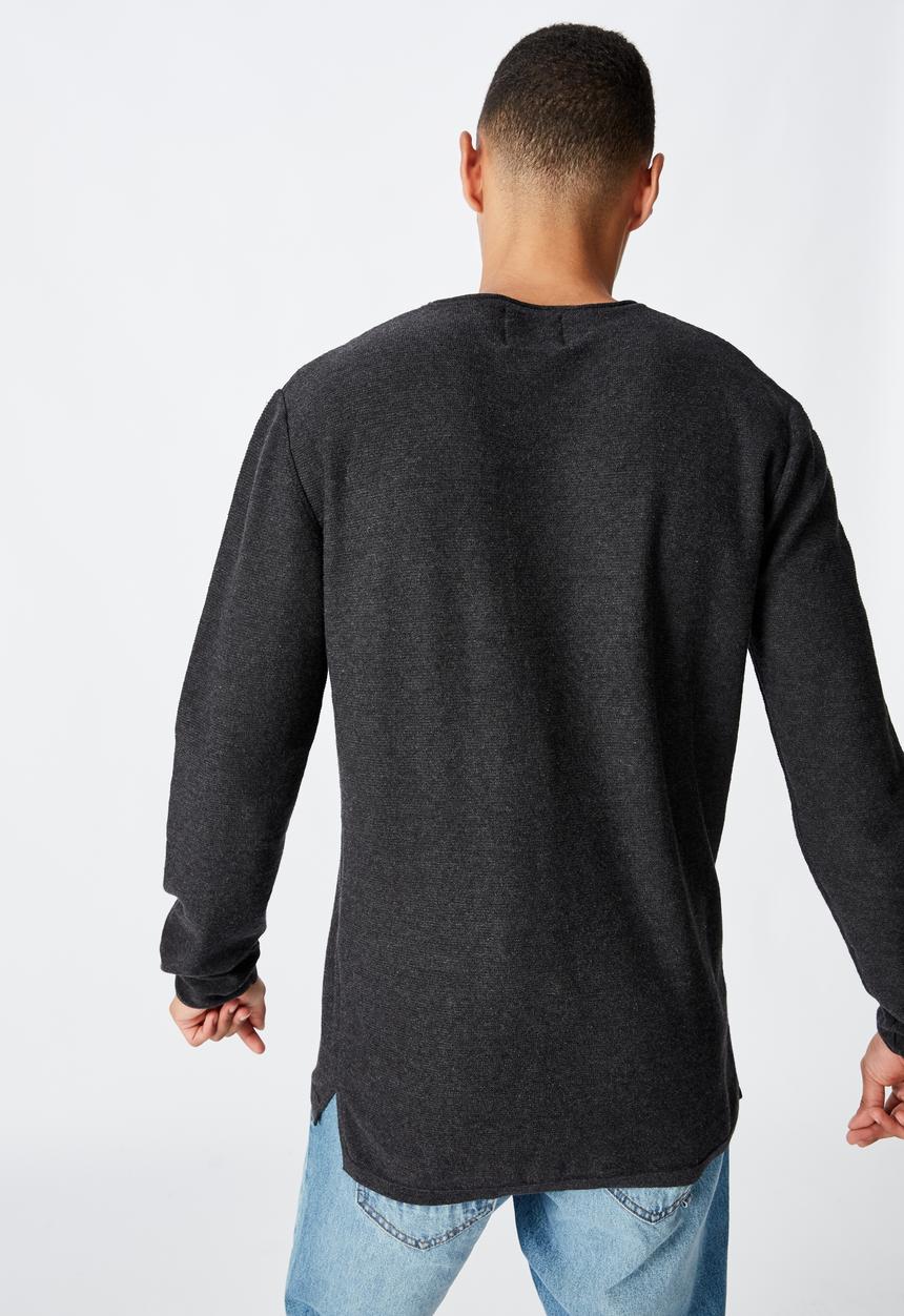 Cotton On - Fine gauge knit - charcoal