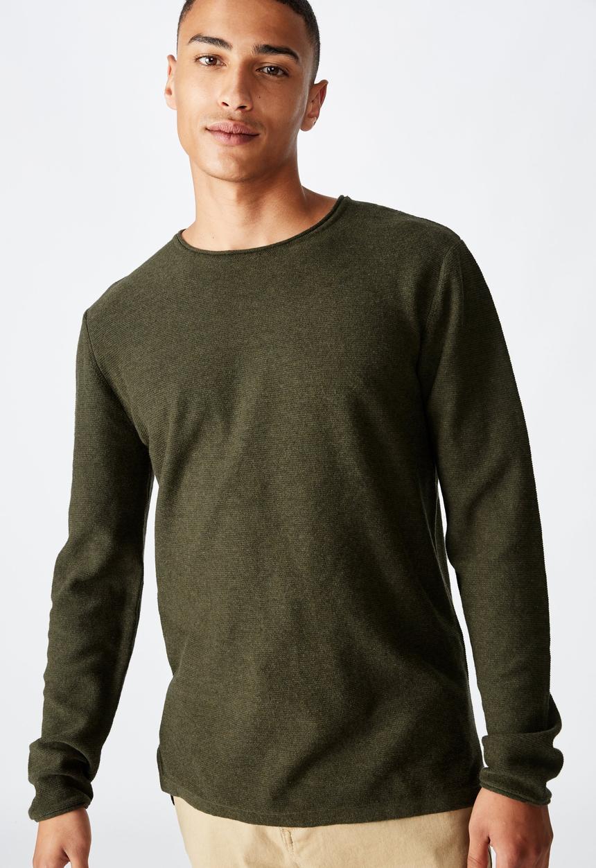 Cotton On - Fine gauge knit - khaki