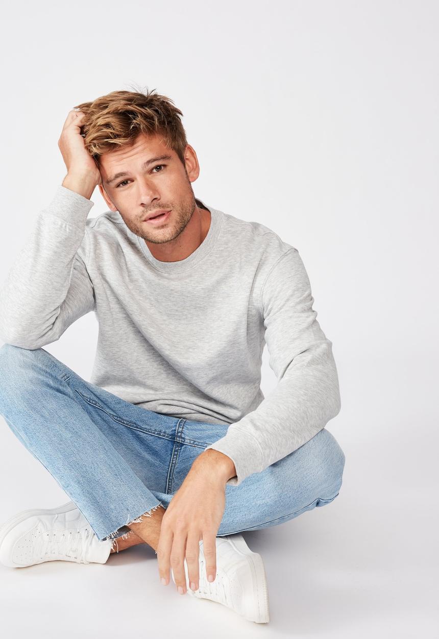 Cotton On - Essential crew fleece - grey