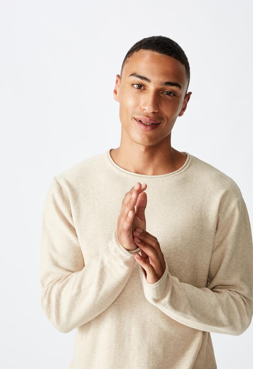 Cotton On - Fine gauge knit - cream 