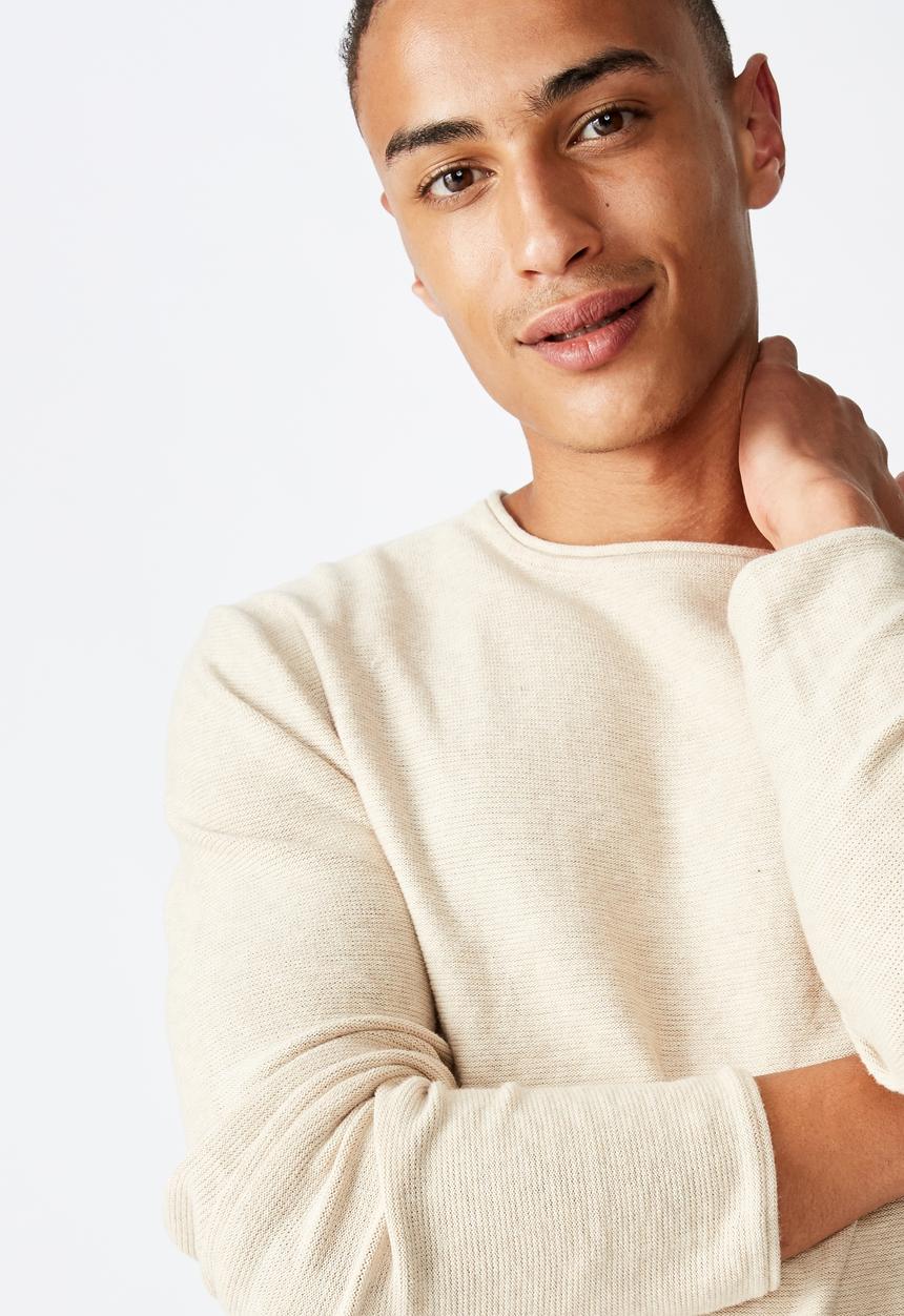 Cotton On - Fine gauge knit - cream 