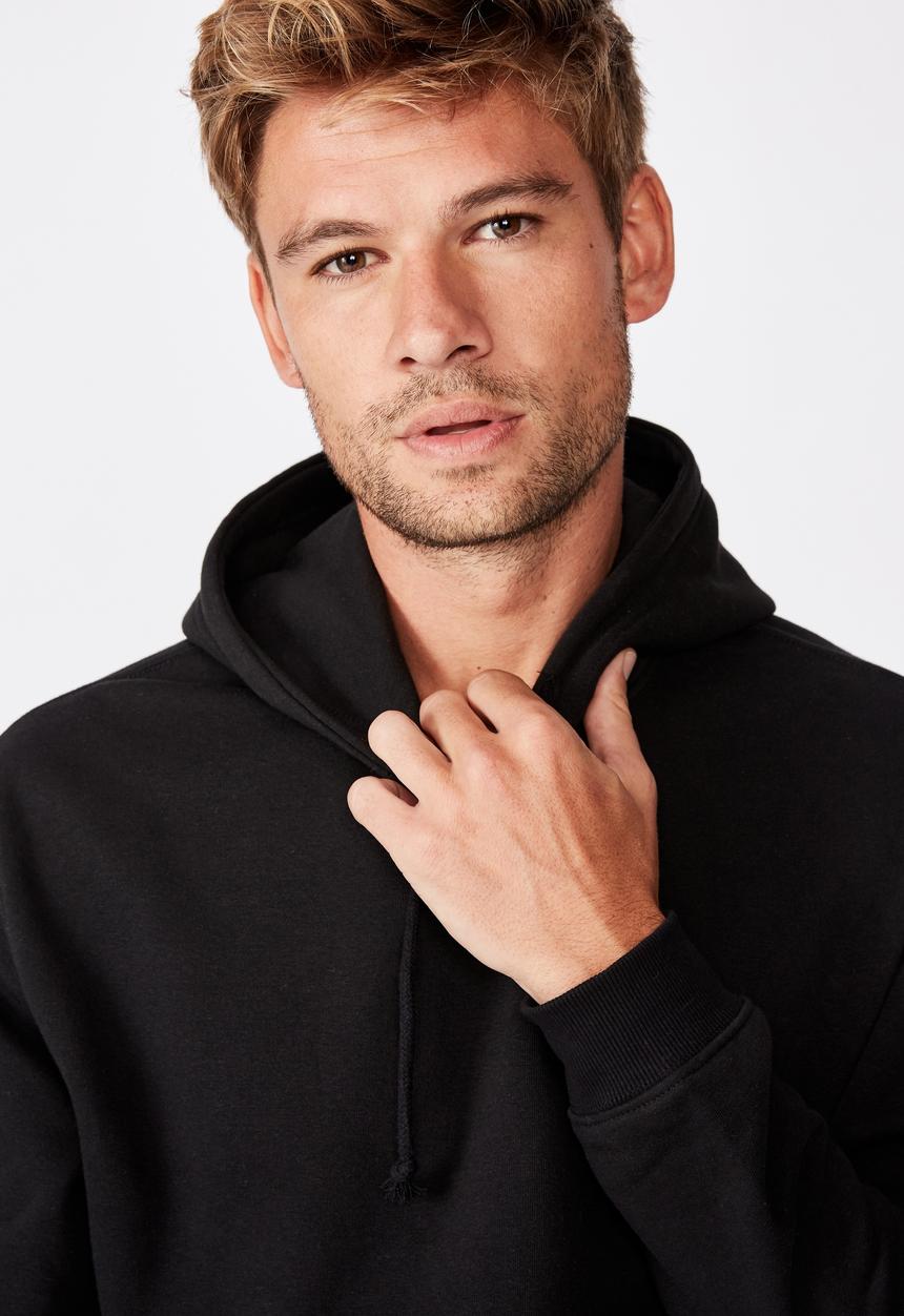 Cotton On - Essential fleece pullover - black