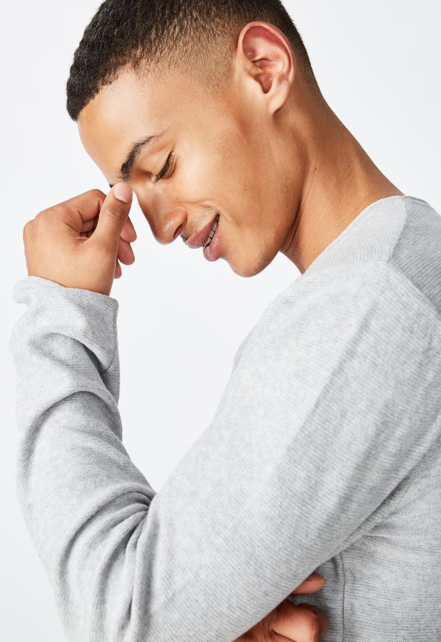 Cotton On - Fine gauge knit - grey